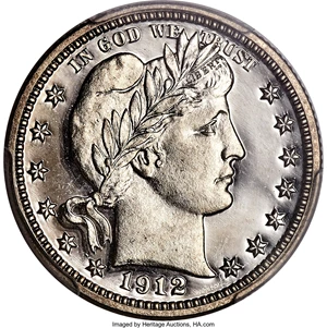 image for: 1912 25C PR67 PCGS....
