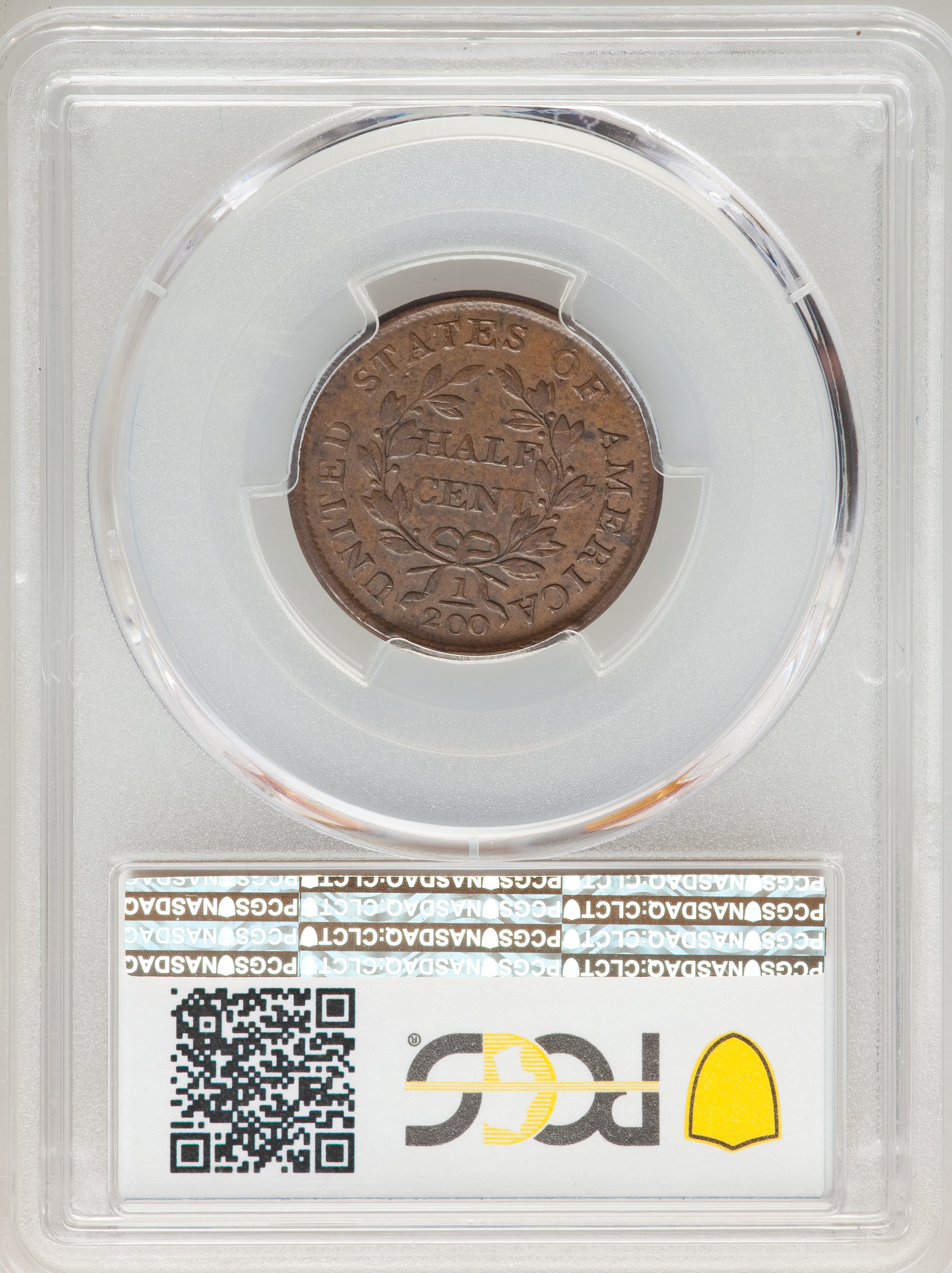1804 1/2c Crosslet 4, Stems, C-1 MS BN AG3 BN thumbnail 24