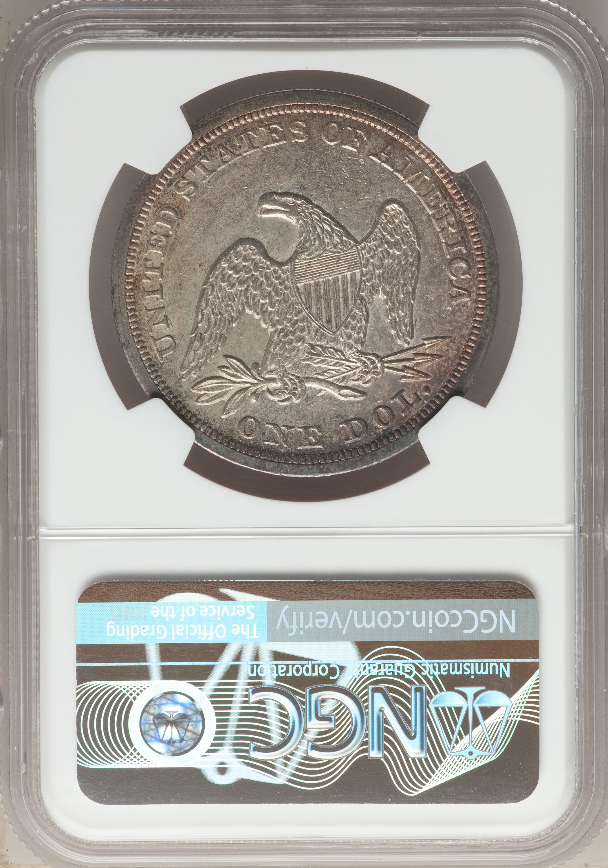 1846 $1 MS63 CAC thumbnail 12