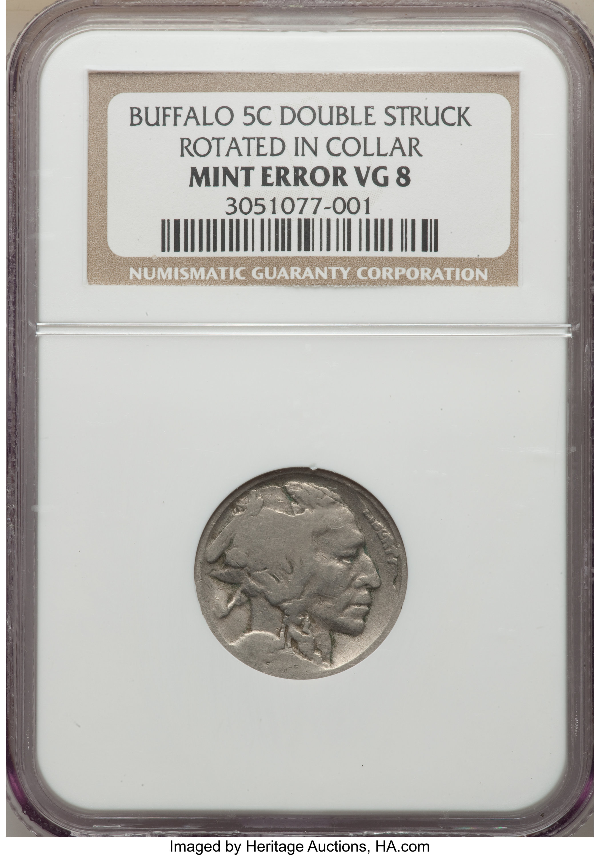 1913 5c Buffalo, Type 1 F12 thumbnail 8