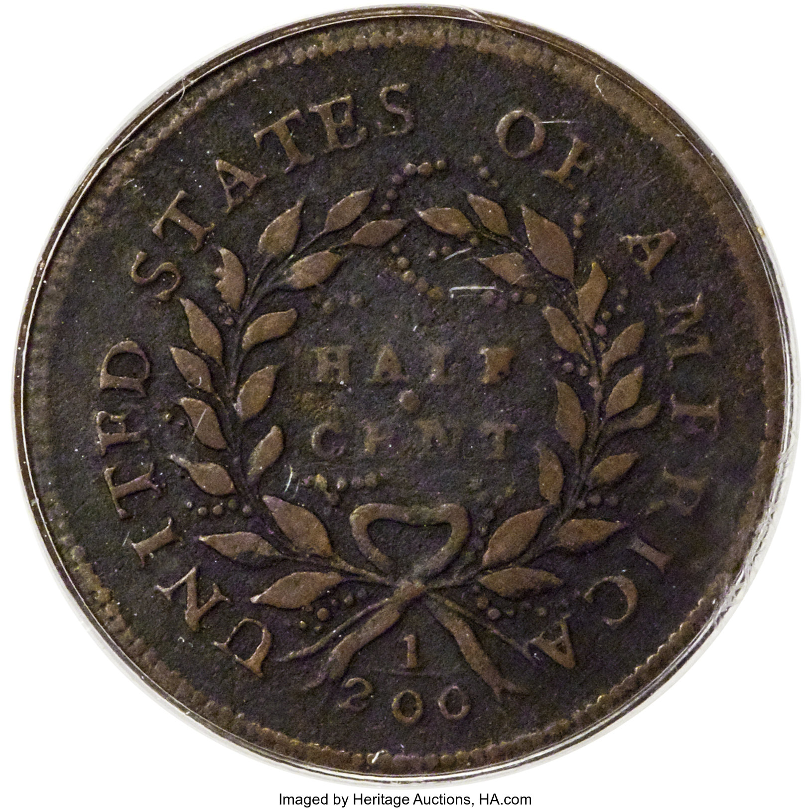 1793 1/2c C-2 MS BN VG10 BN thumbnail 7