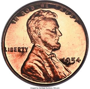 image for: 1954 1C PR68 Red Ultra Cameo NGC....