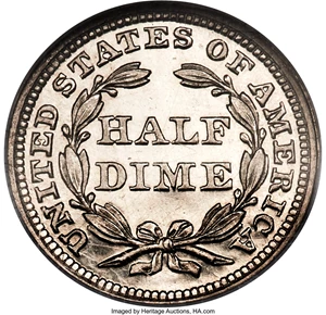 image for: 1857 H10C PR65 NGC....