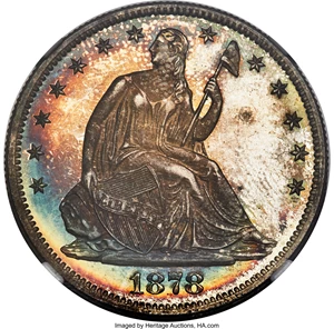 image for: 1878 50C PR66 NGC....