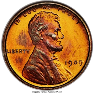 image for: 1909 1C VDB PR65 Red NGC....
