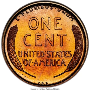 image for: 1909 1C VDB PR65 Red NGC....