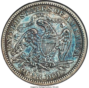 image for: 1870-CC 25C XF40 NGC. Briggs 1-A....