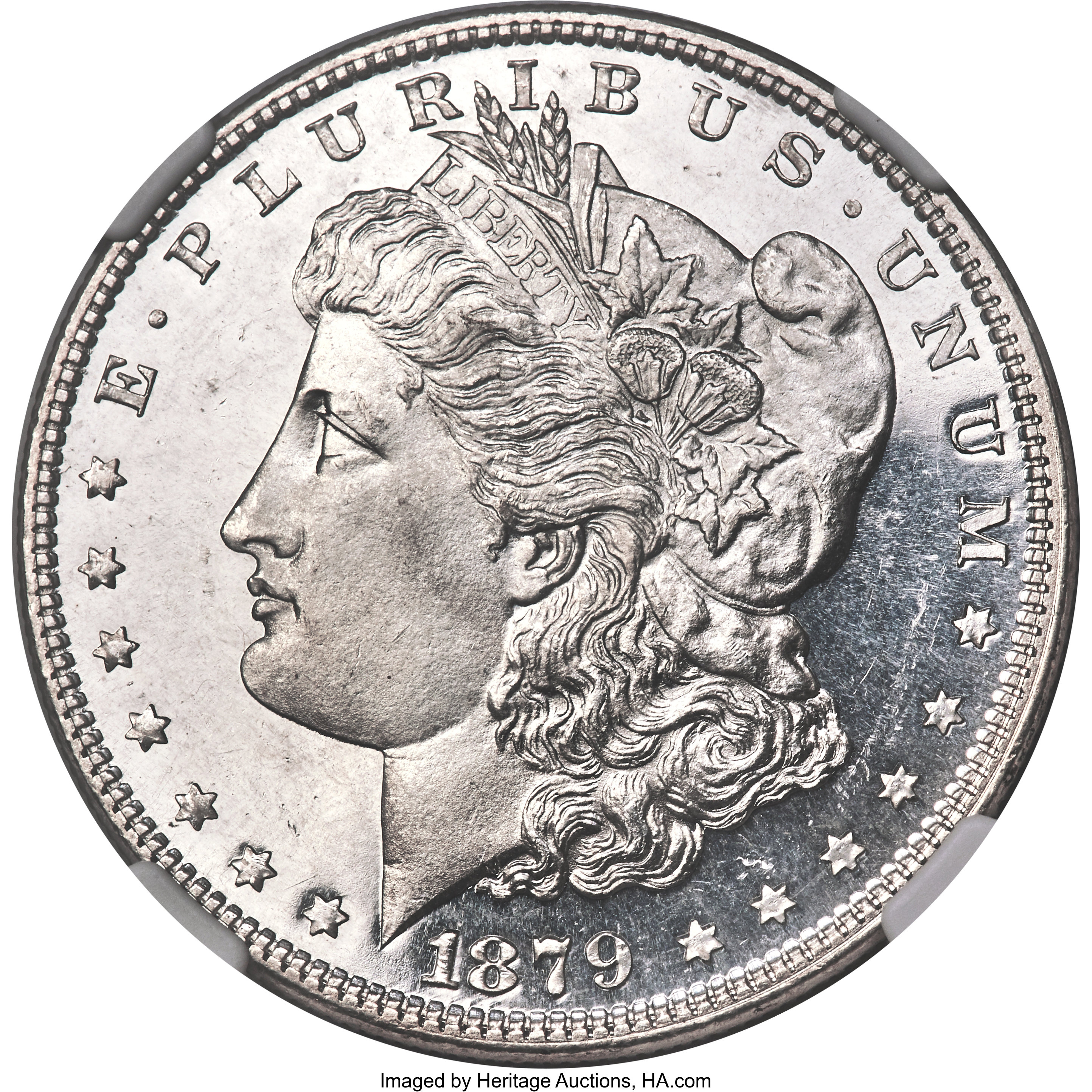 image for: 1879 $1 MS66 Deep Mirror Prooflike NGC....