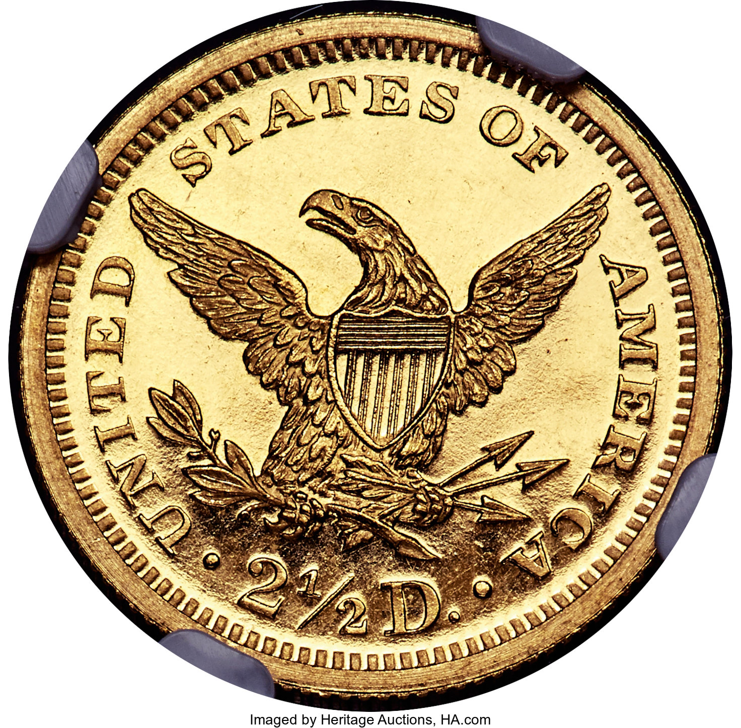 image for: 1875 $2 1/2 PR66 Cameo PCGS. CAC....
