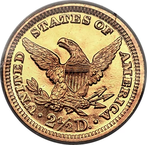 image for: 1906 $2 1/2 PR65 Cameo PCGS. CAC. JD-1. ...