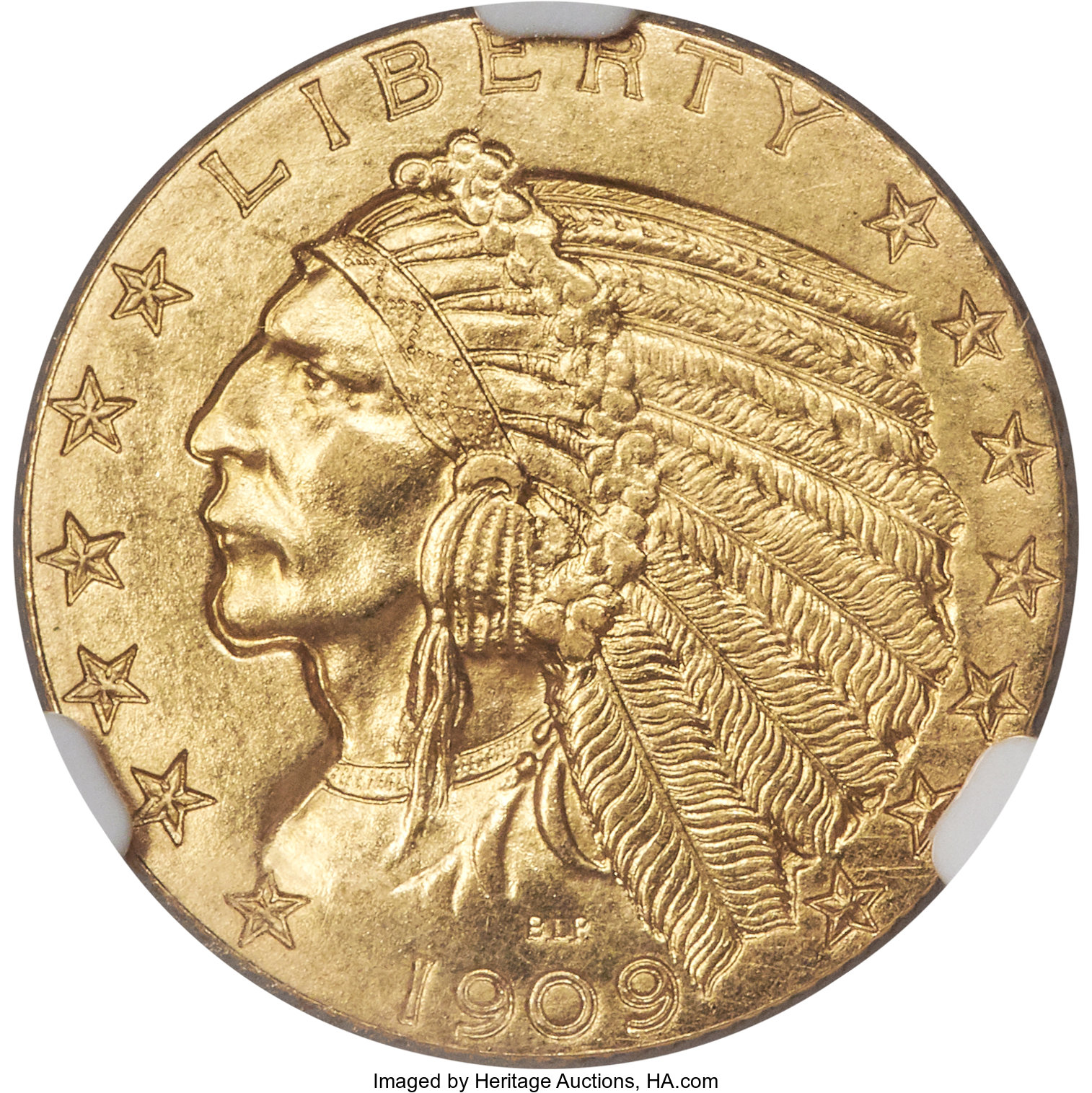 image for: 1909 $5 PR64 NGC. JD-1, R.5....