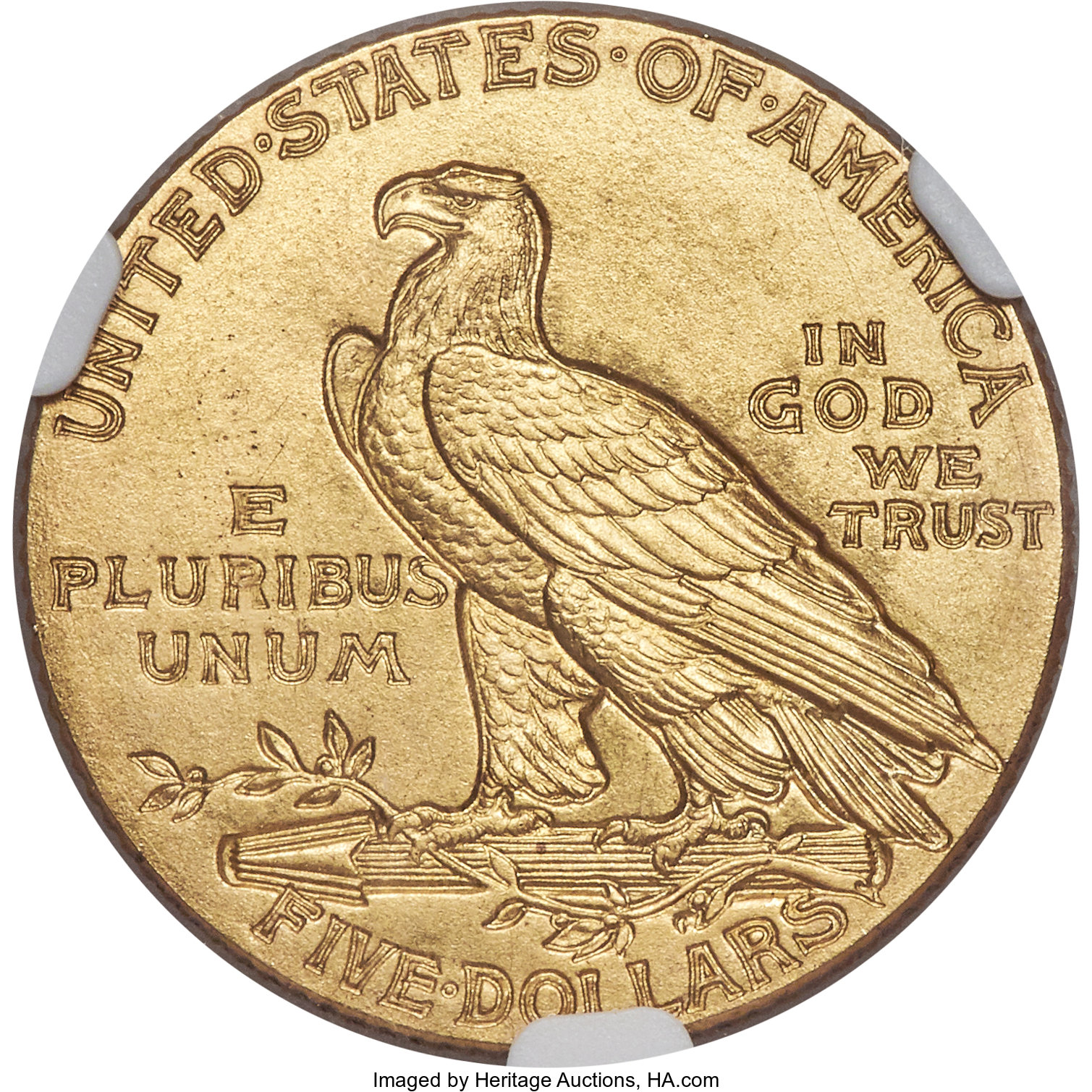 image for: 1909 $5 PR64 NGC. JD-1, R.5....