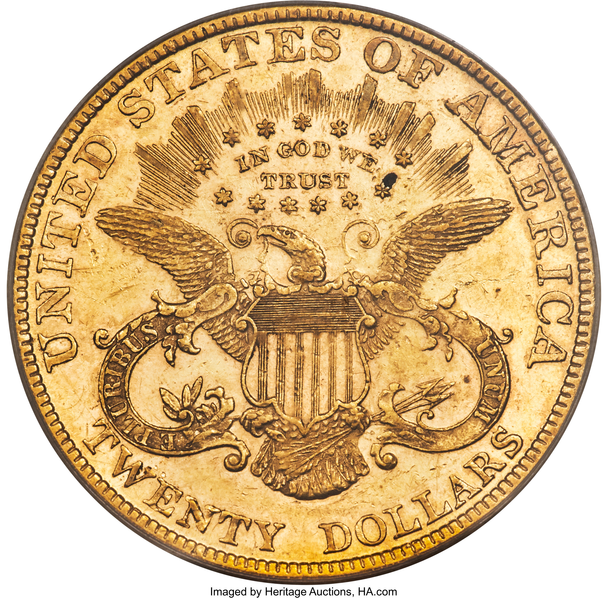 image for: 1882 $20 AU53 PCGS....