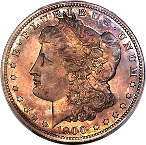 image for: 1900 $1 PR64 PCGS....