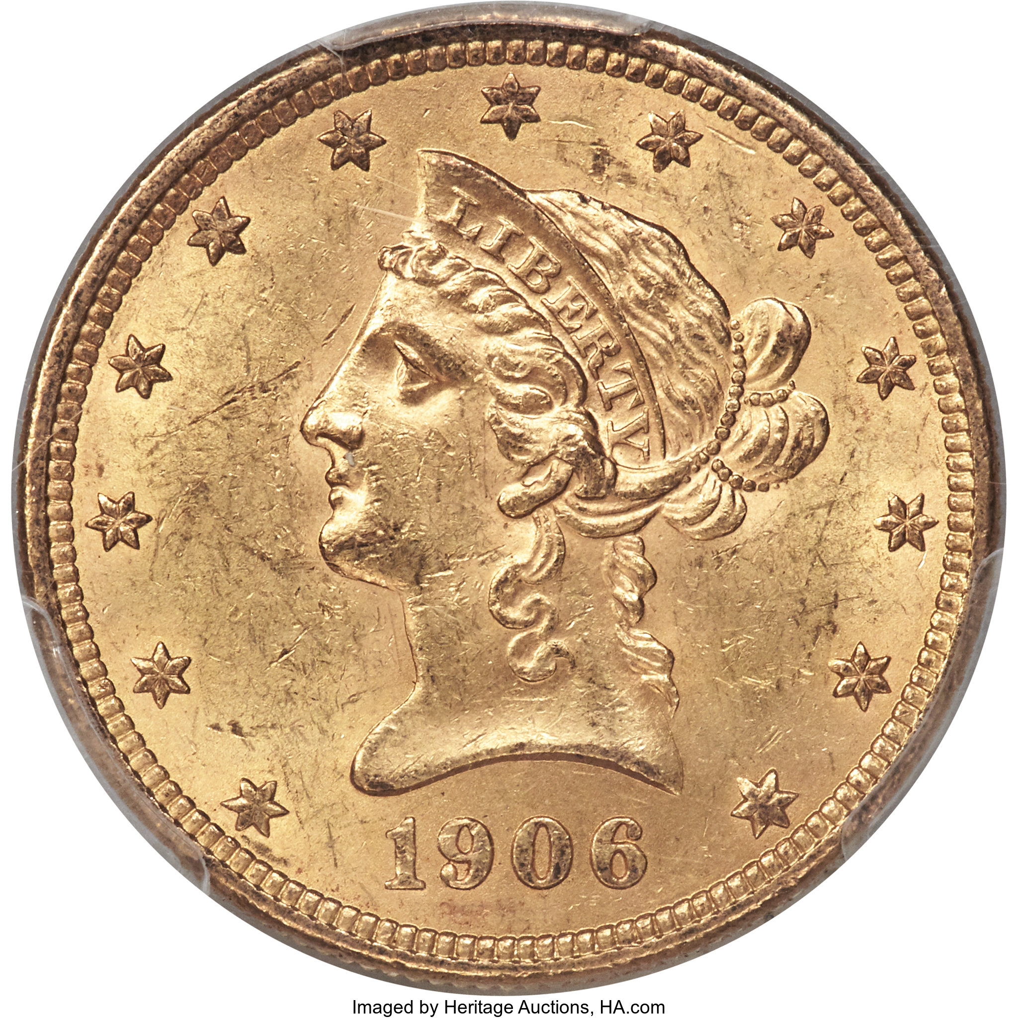 image for: 1906-O $10 MS63 PCGS. Variety 1,...