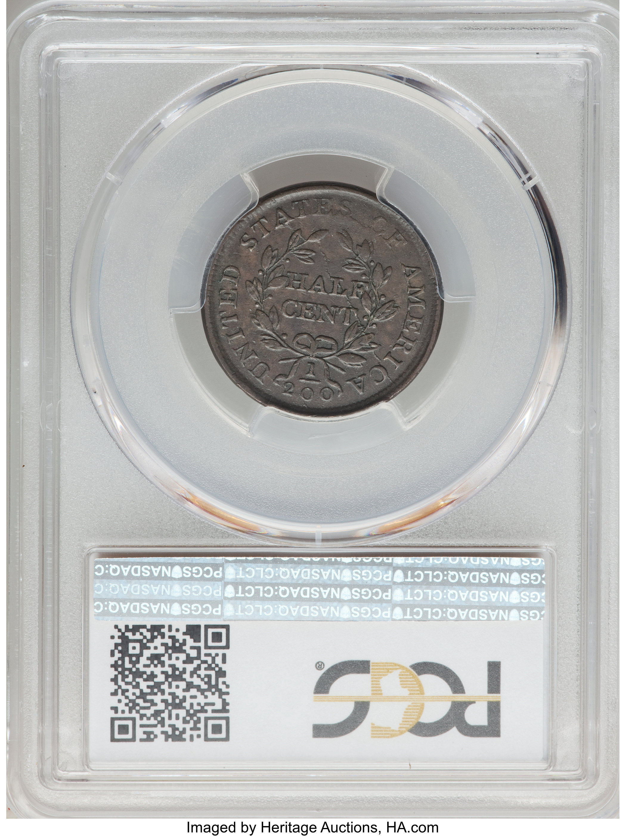 1804 1/2c Spiked Chin, C-5 MS BN VF20 BN thumbnail 24