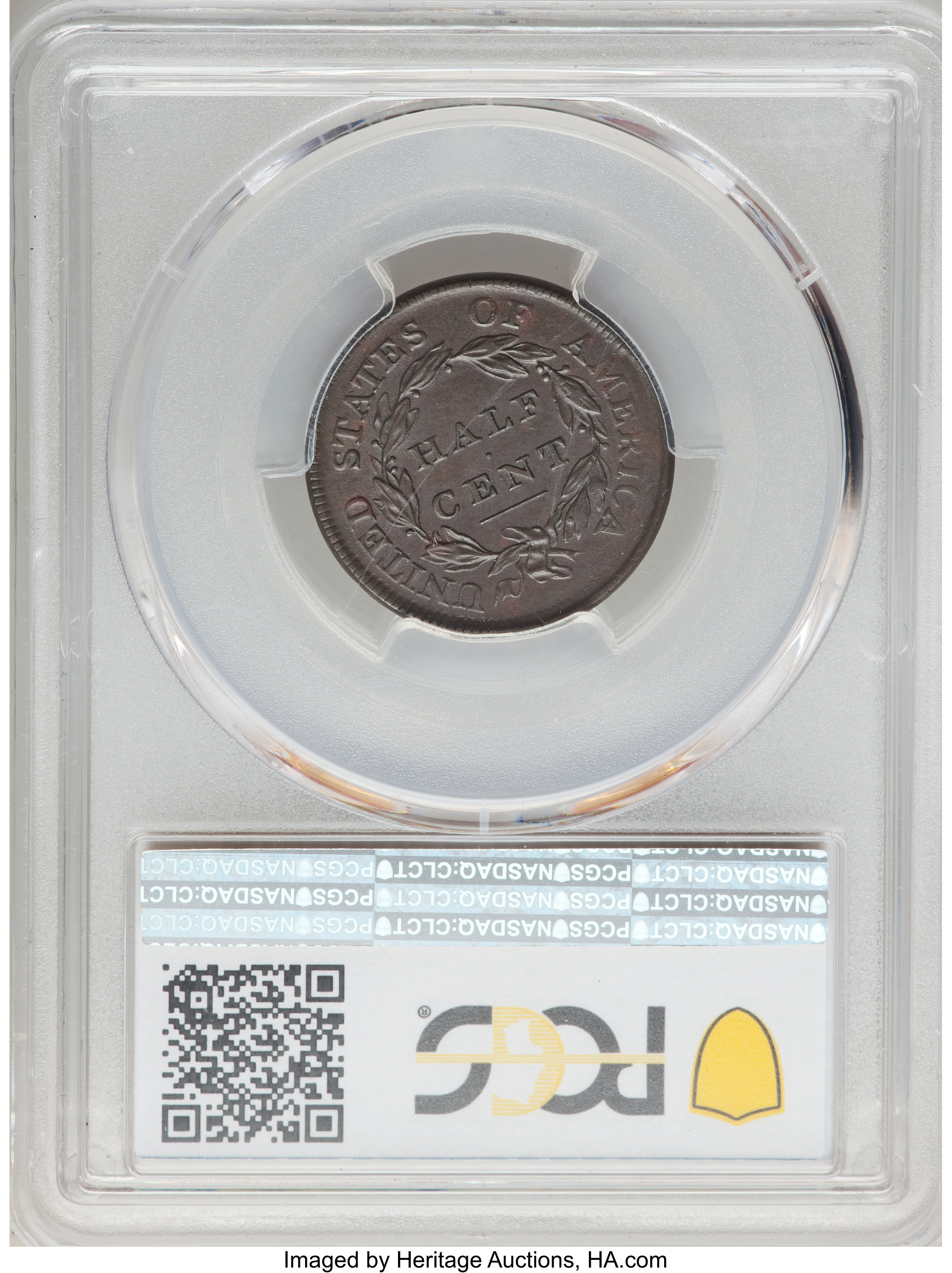 1810 1/2c C-1 MS BN MS60 BN thumbnail 6