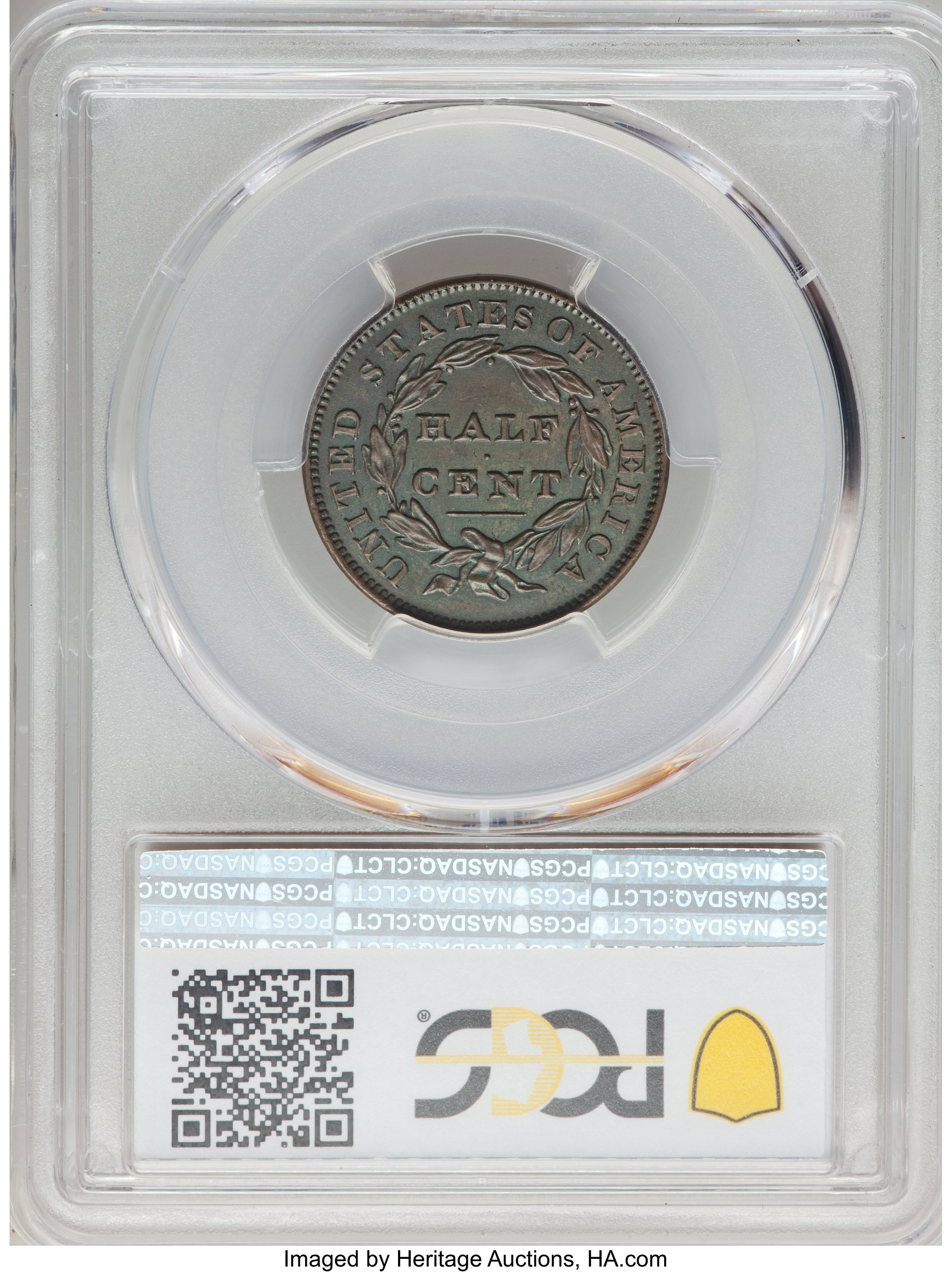 1832 1/2c C-2 MS BN AU55 BN thumbnail 11