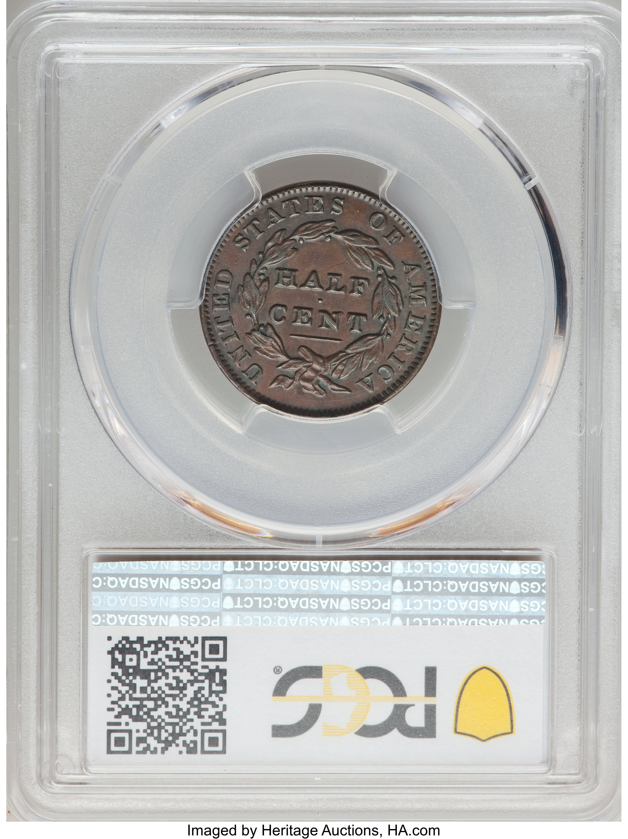 1835 1/2c C-2 MS BN AU55 BN thumbnail 5