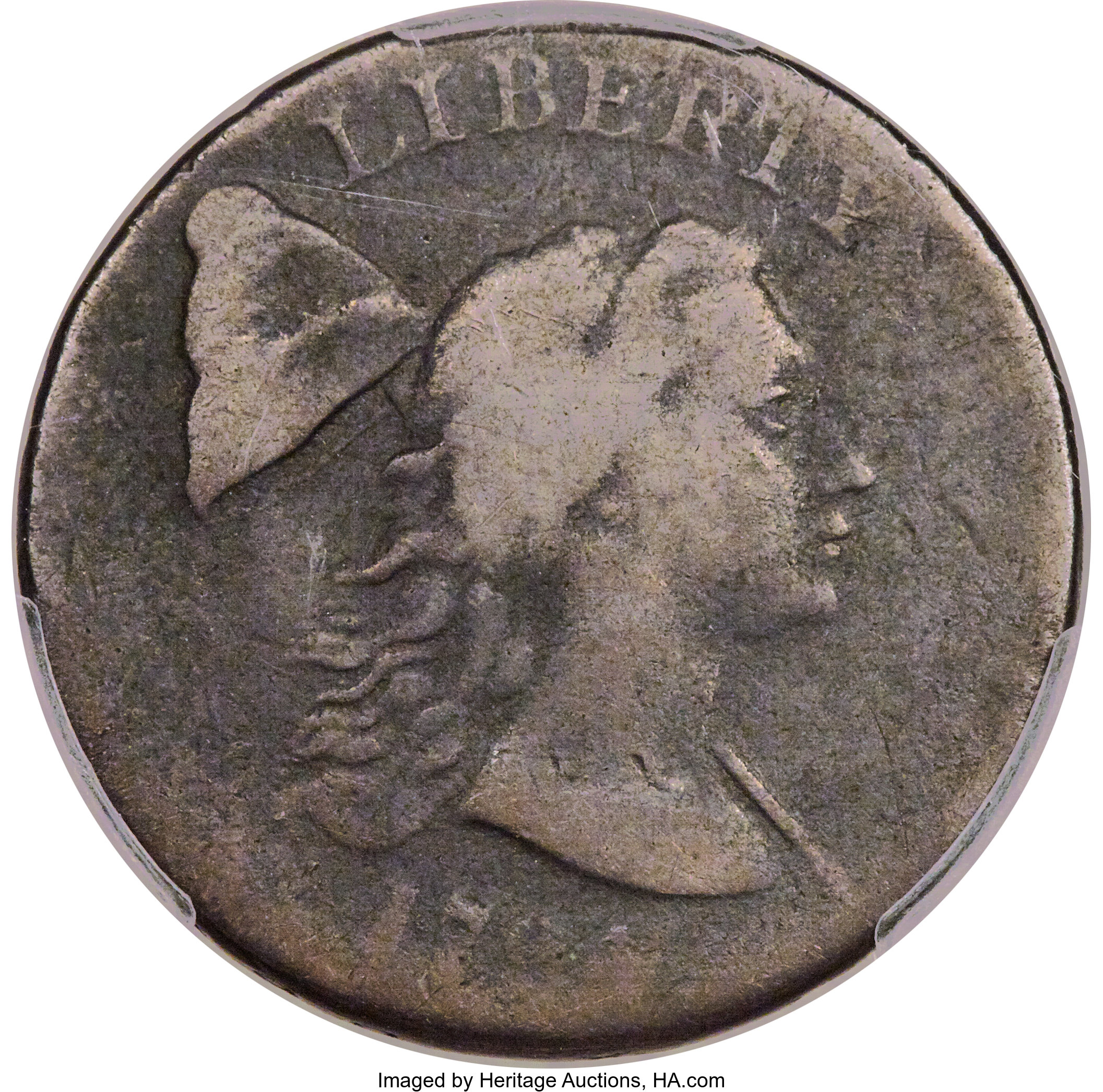 image for: 1794 1C Head of 1793, S-19a, B-3a, High R.5, Fine 12 PCGS....