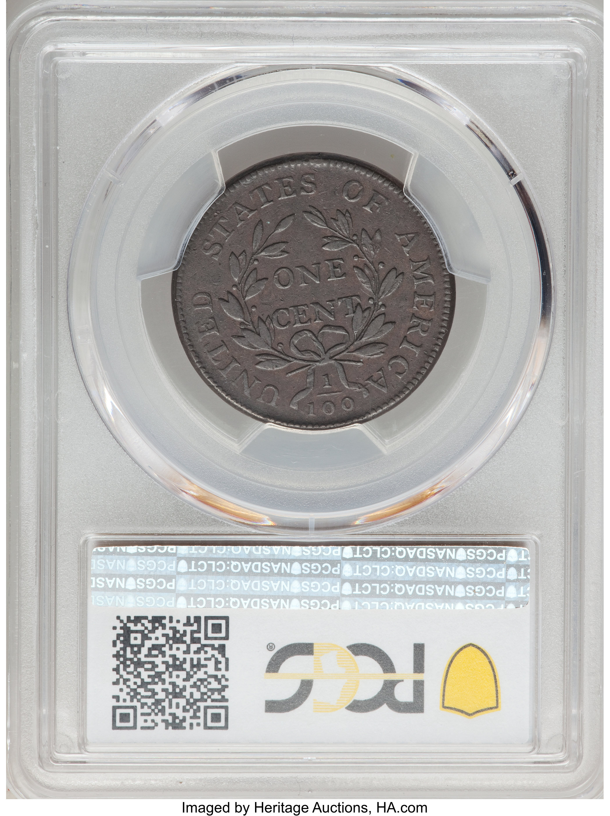 image for: 1798 1C Second Hair Style, S-182, B-43, R.4, VF30 PCGS....