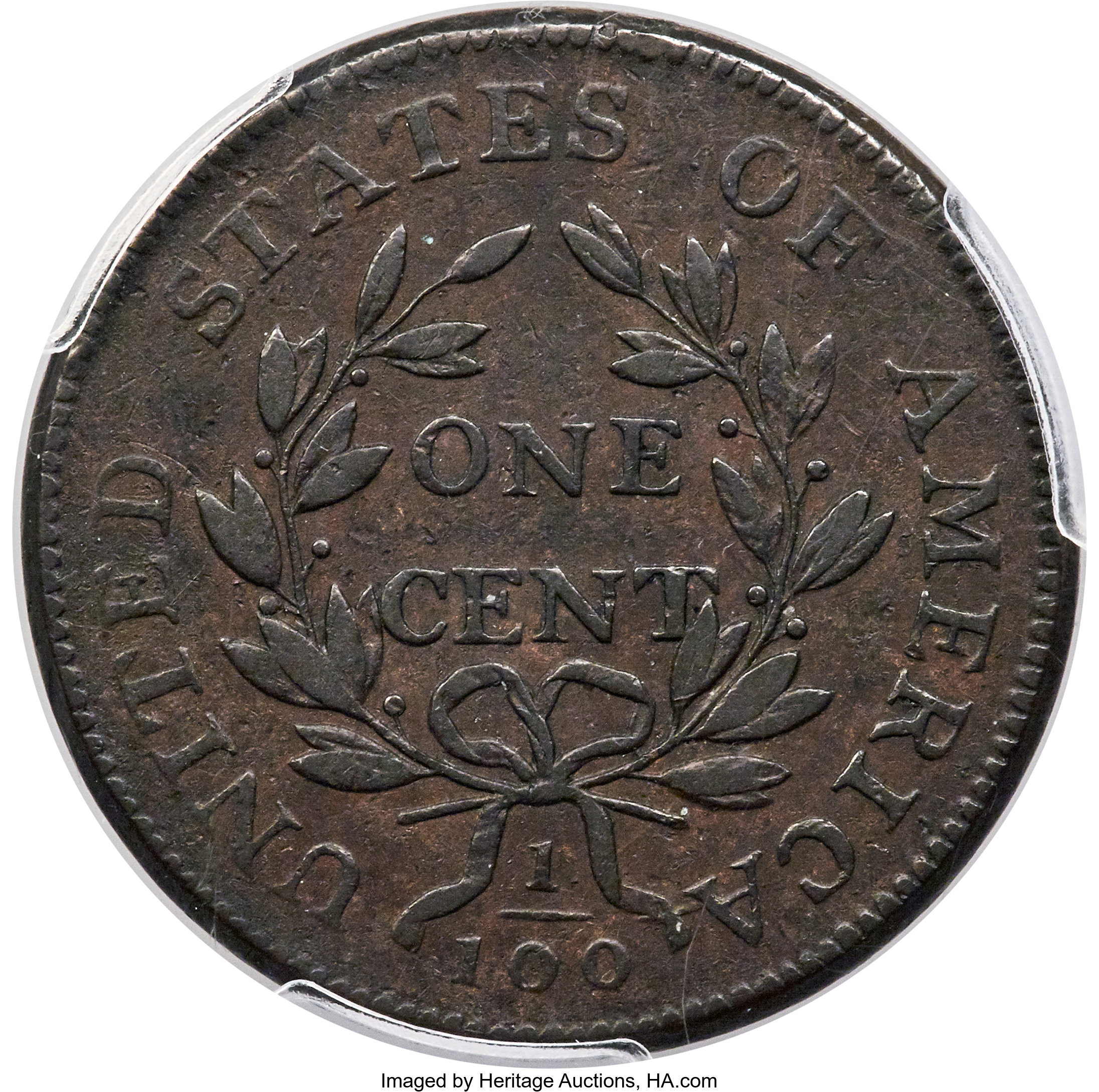 image for: 1798 1C Second Hair Style, S-182, B-43, R.4, VF30 PCGS....