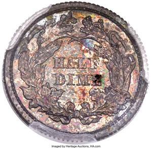 image for: 1873 H10C PR66 Cameo PCGS. CAC....