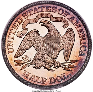 image for: 1889 50C PR65 Cameo PCGS....