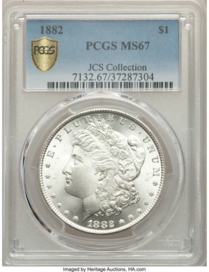 image for: 1882 $1 MS67 PCGS....