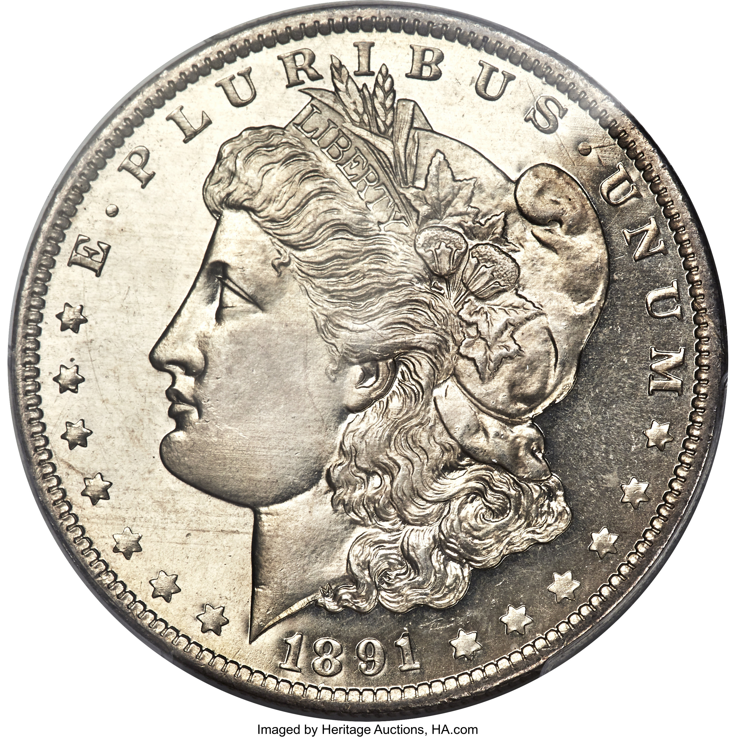 image for: 1891-O $1 MS65 Deep Mirror Prooflike PCGS. CAC....