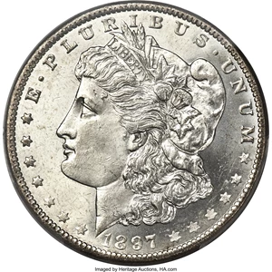 image for: 1897-O $1 MS63 Prooflike PCGS. CAC....