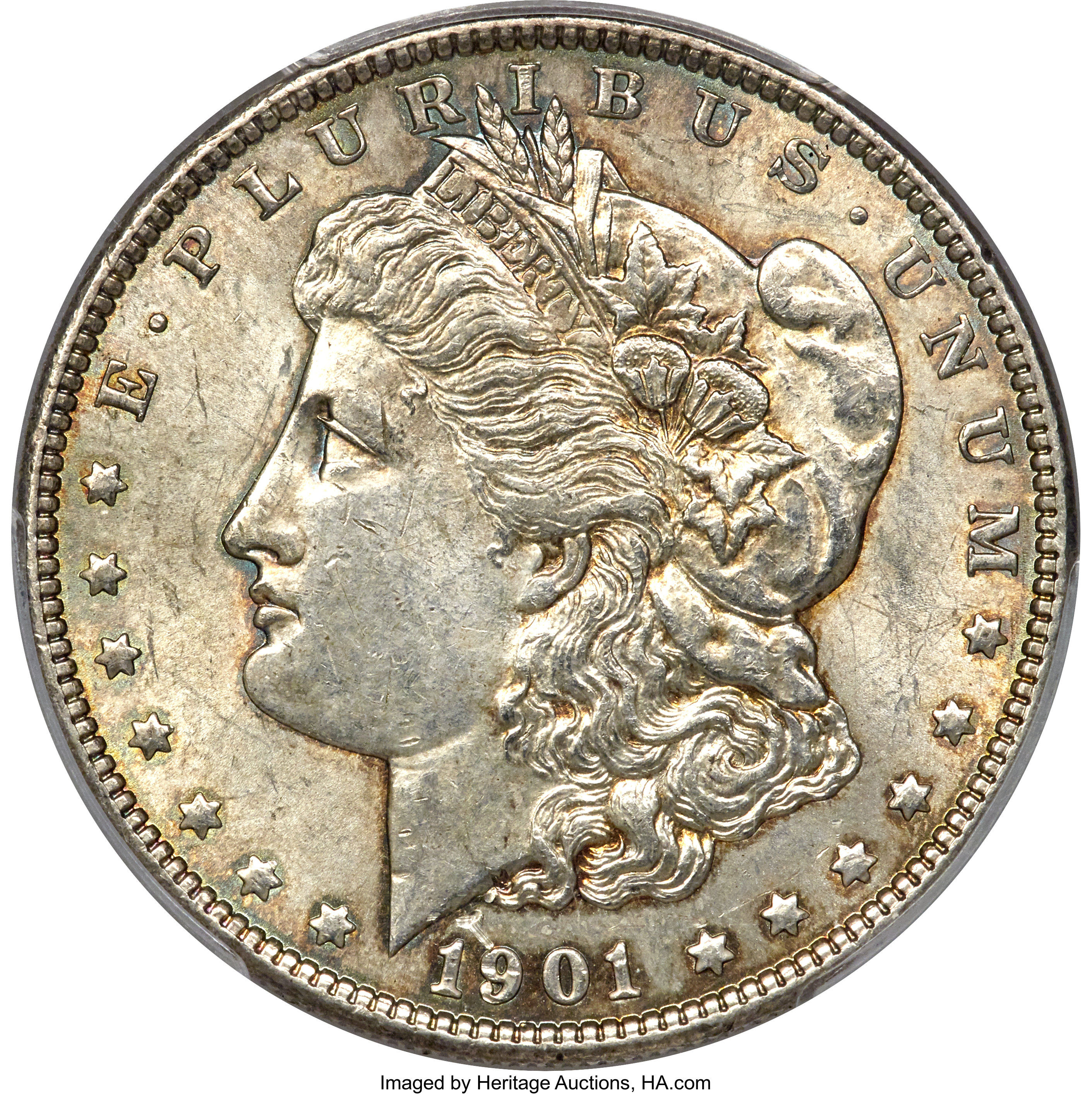 image for: 1901 $1 Doubled Die Reverse, VAM-3, MS62 PCGS....