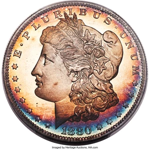 image for: 1880 $1 PR67+ Cameo PCGS. CAC....