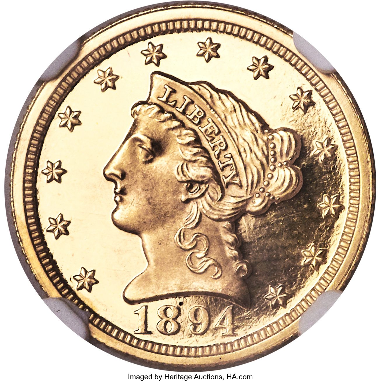 image for: 1894 $2 1/2 PR66+★  Ultra Cameo NGC. JD-1, Low R.5....