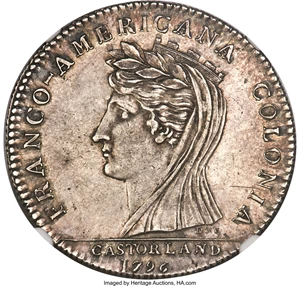 image for: 1796 Medal Castorland Medal, Original Dies, Silver, AU58 NGC. W-9100, R.5....
