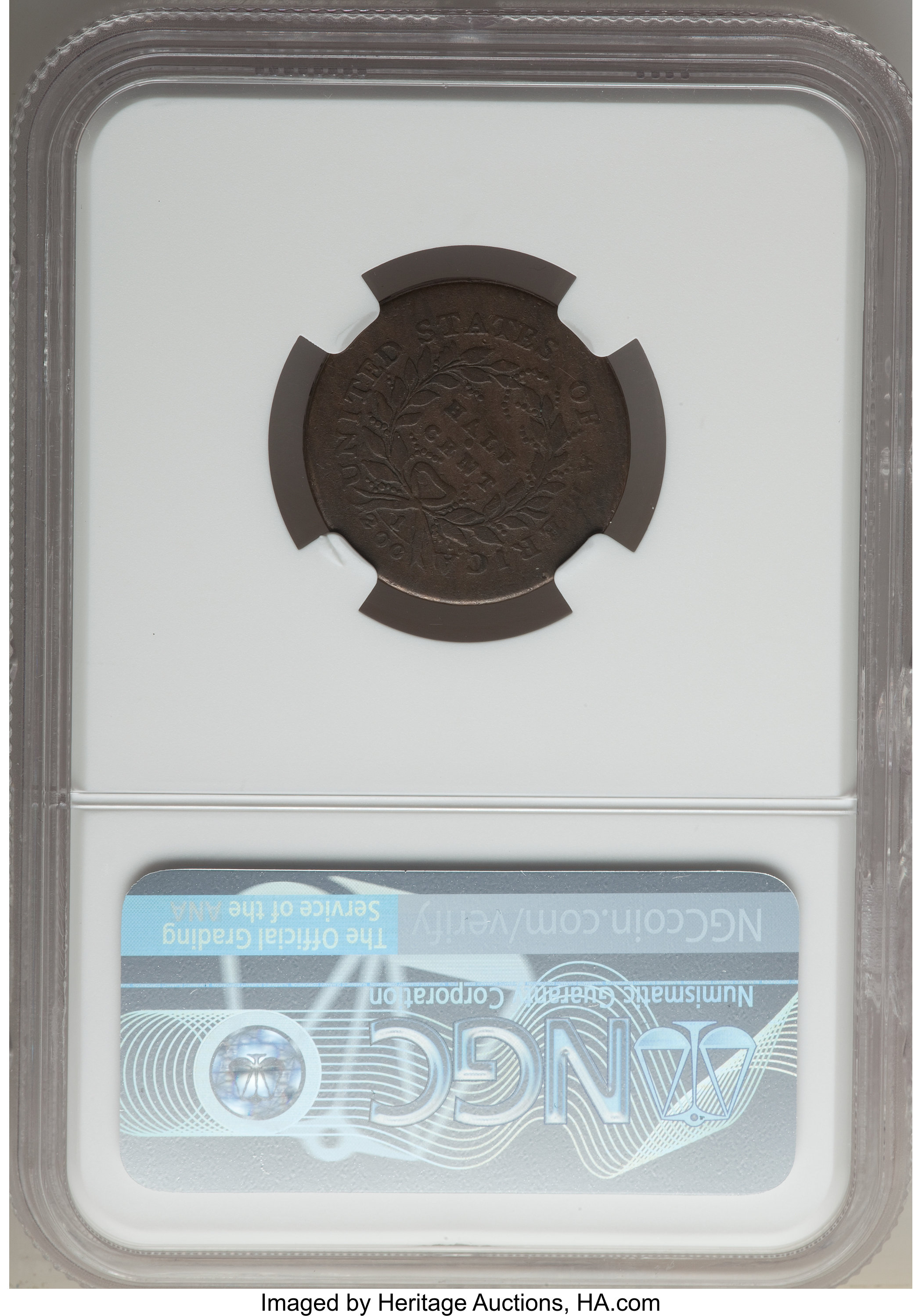1793 1/2c C-2 MS BN VG10 BN thumbnail 2