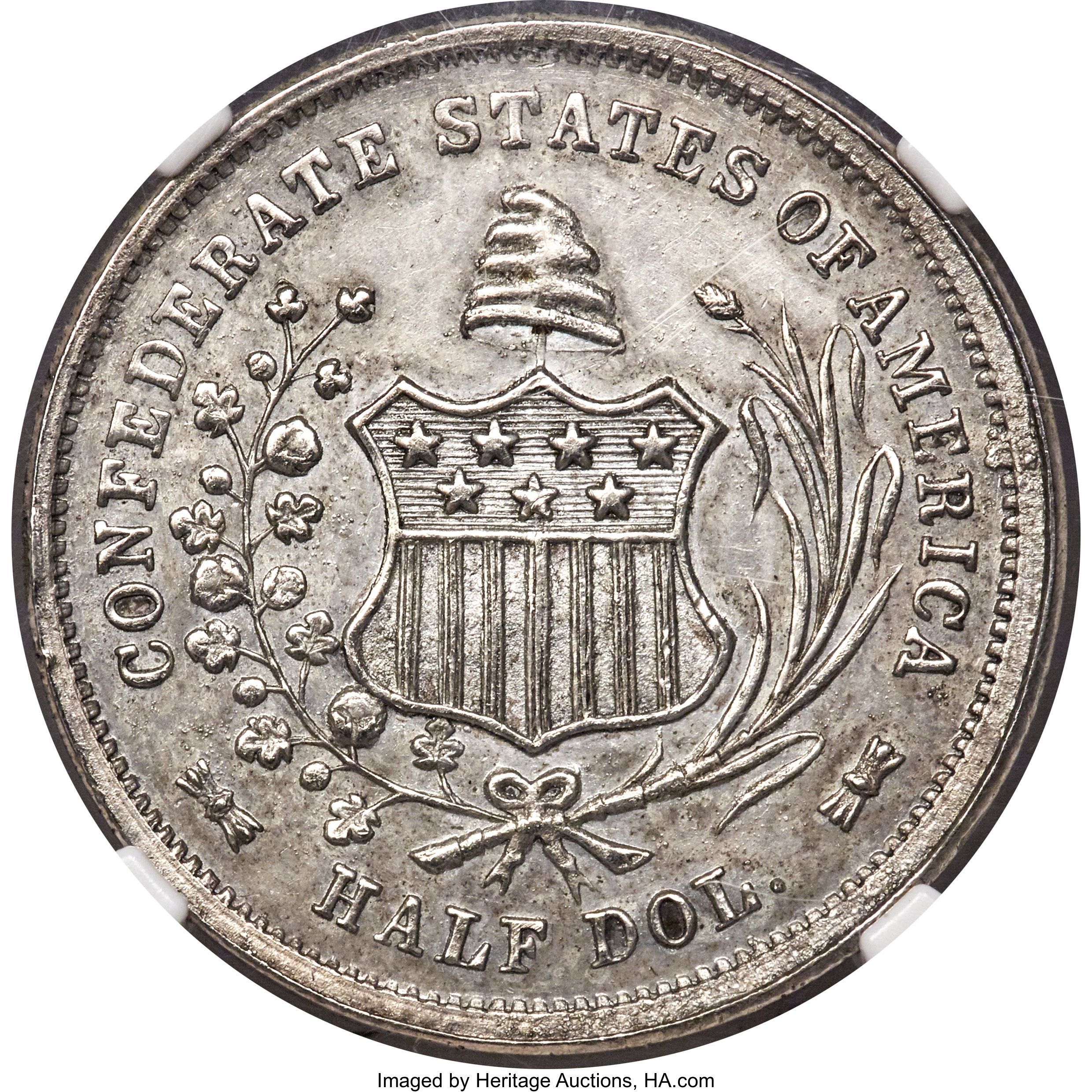 image for: 1861 50C Scott Restrike AU58 NGC. Breen-8002....