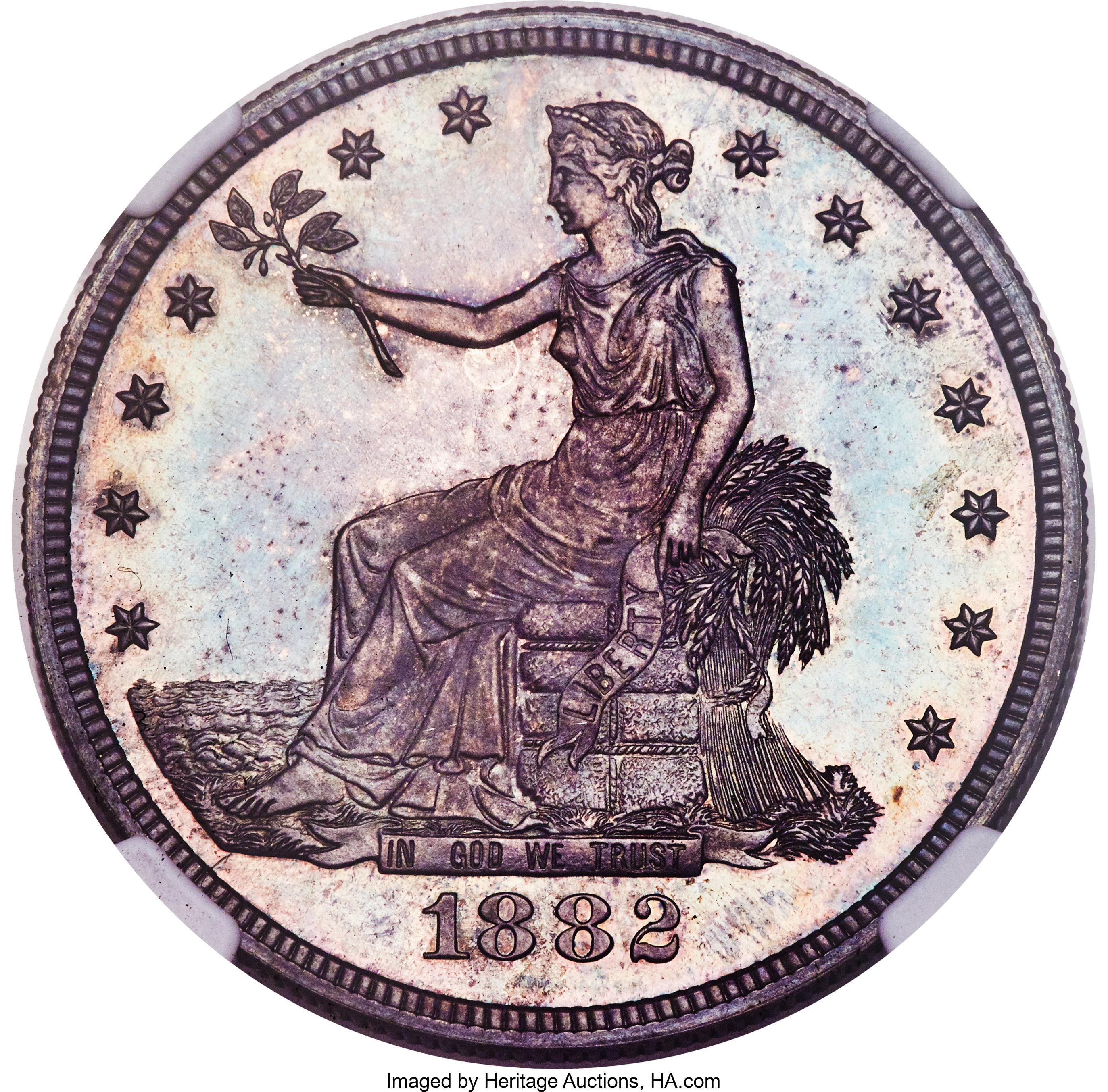 image for: 1882 T$1 PR63+ NGC....