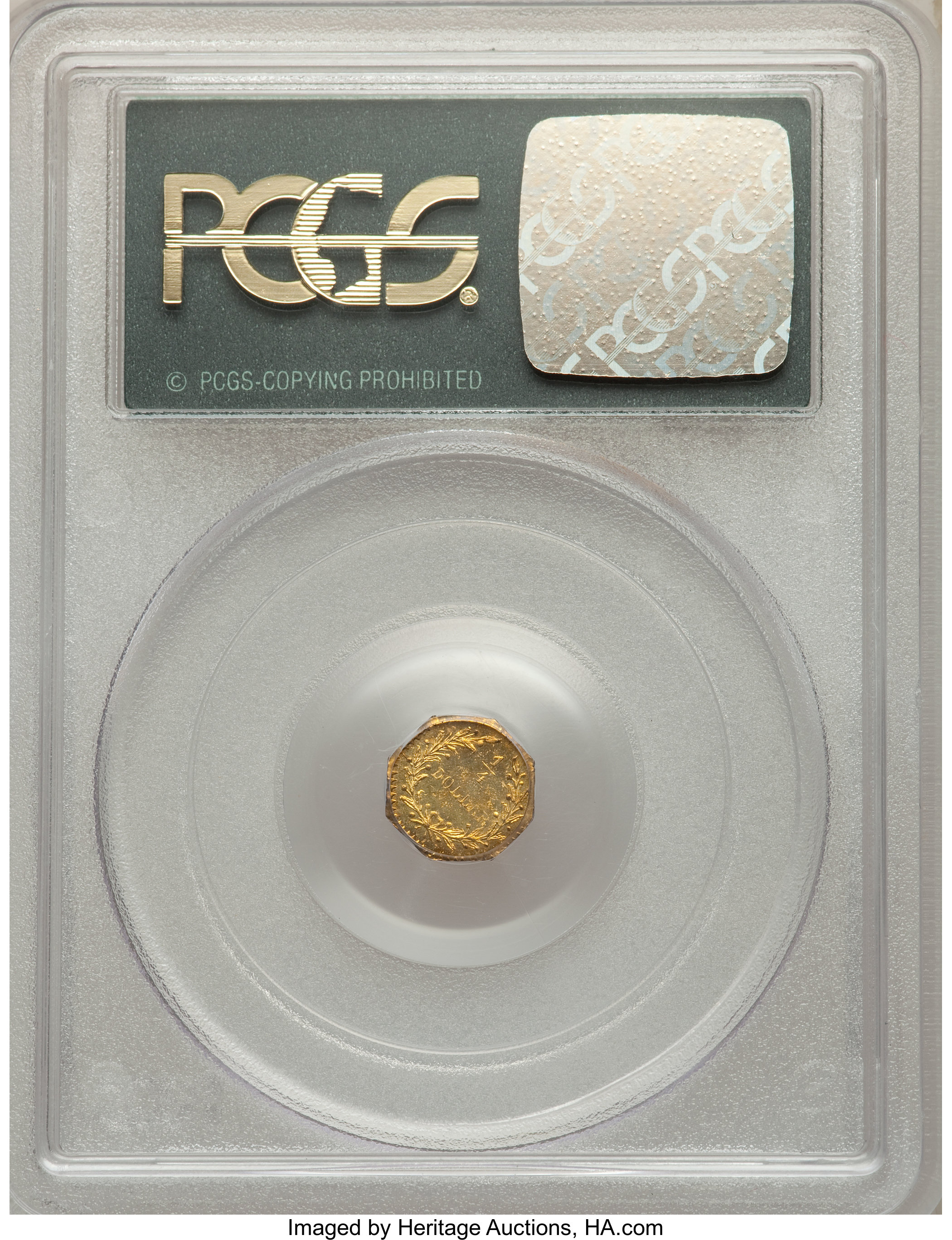 image for: 1868 25C Indian Octagonal 25 Cents, BG-799R, R.7, MS65 PCGS....