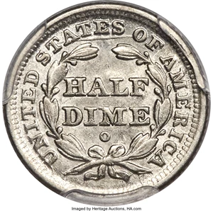 image for: 1840-O H10C Drapery AU58 PCGS. CAC....