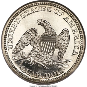 image for: 1865 25C PR66★ Cameo NGC....