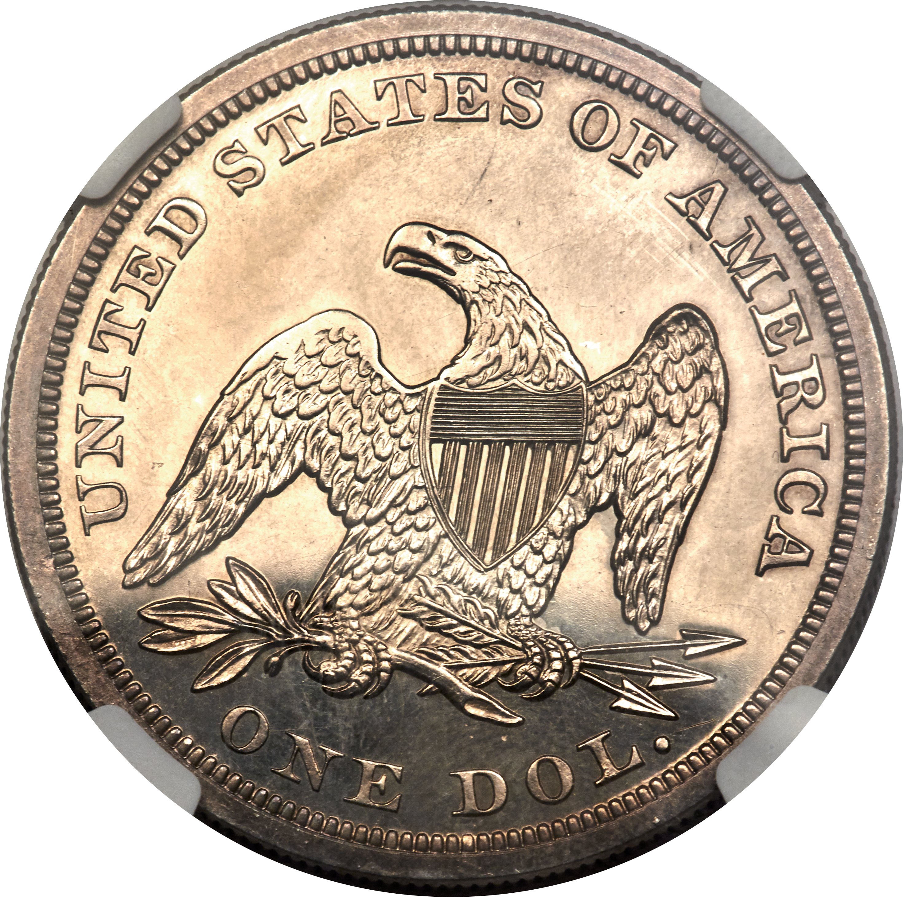 image for: 1857 $1 PR63+ NGC. OC-P1, R.5....