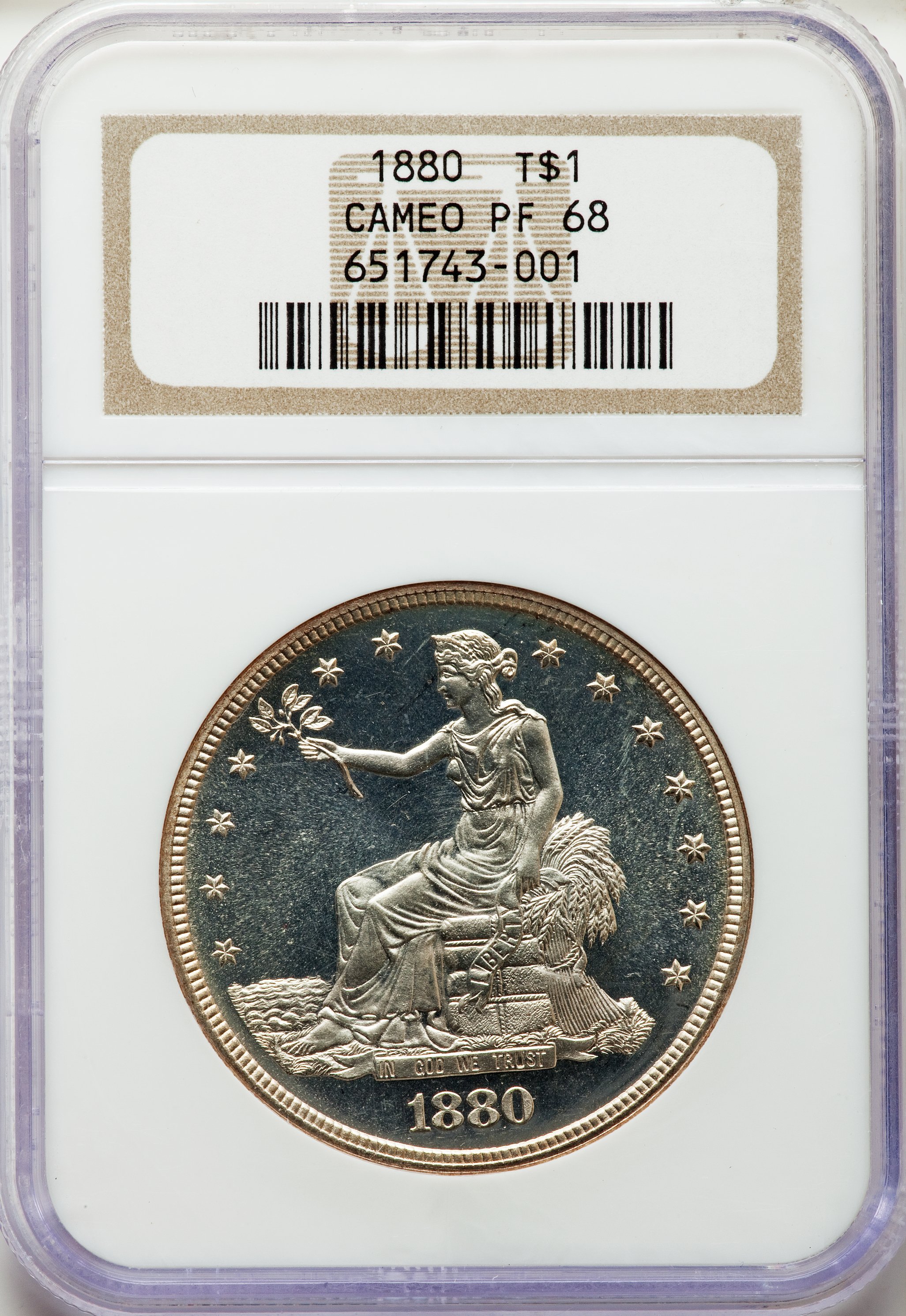 1880 Trade$ PR CAM PR68 CAM thumbnail 7