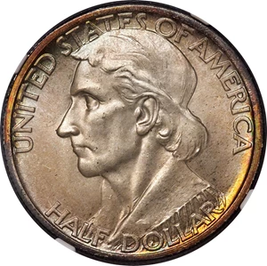 image for: 1935/34 50C Boone MS68 NGC....