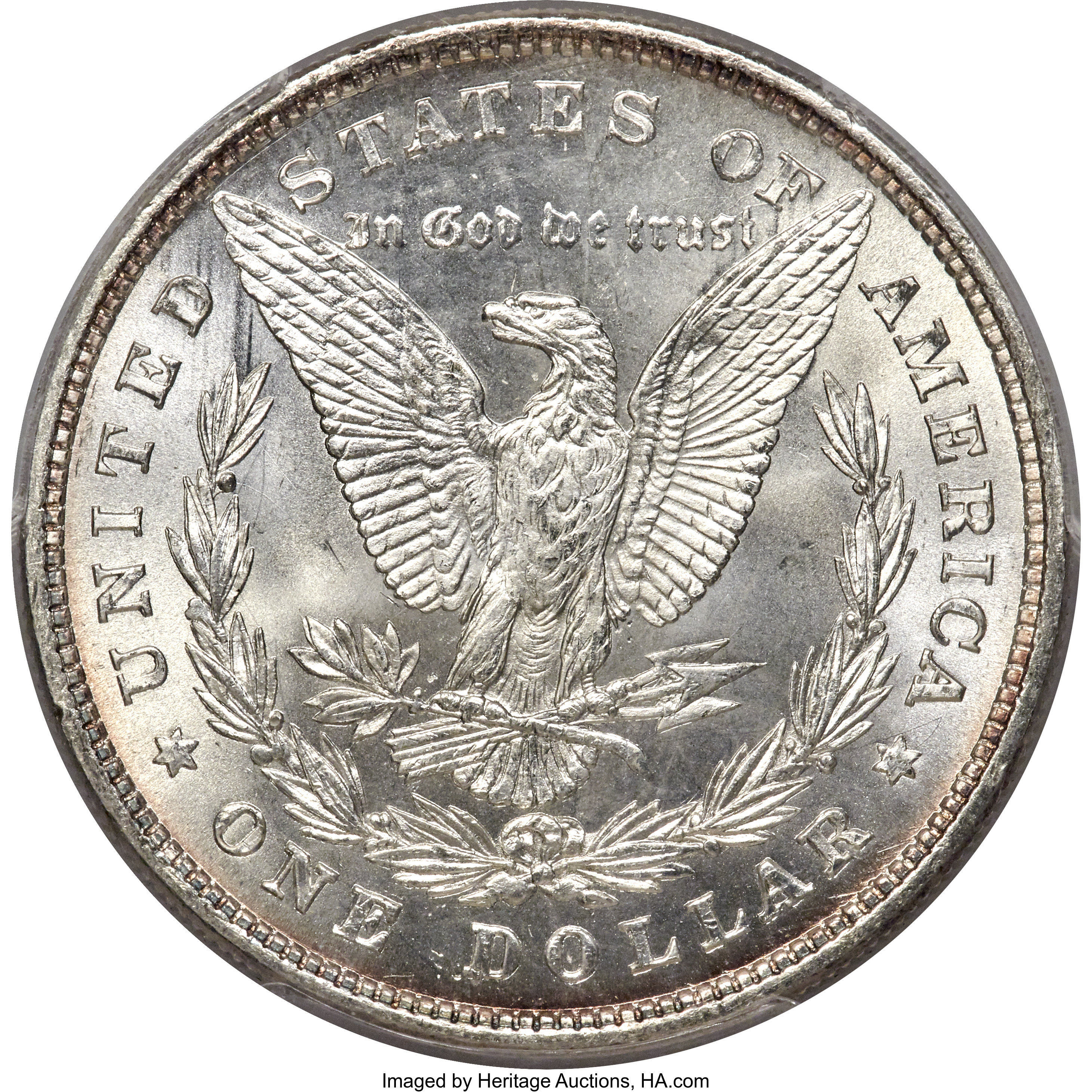 image for: 1878 8TF $1 Pierced Eyelid, VAM-6, MS66 PCGS....