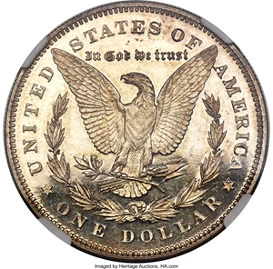 image for: 1878 7TF $1 Reverse of 1878 PR61 Cameo NGC....