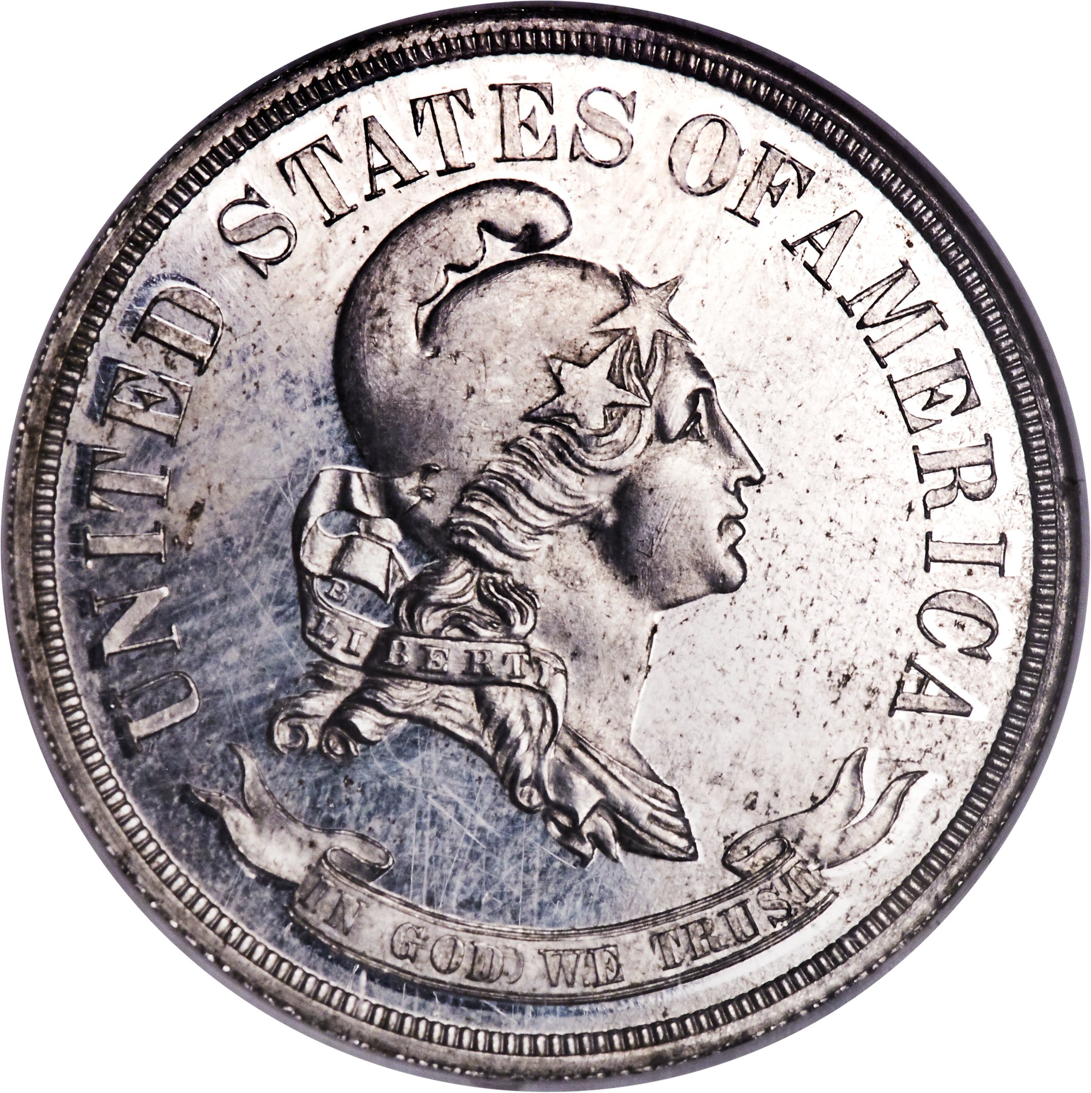 image for: 1869 50C Standard Silver Half Dollar, Judd-746, Pollock-828, Low R.7, PR63 NGC....