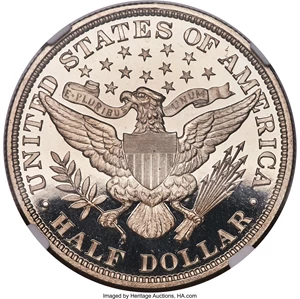 image for: 1898 50C PR68 Ultra Cameo NGC....