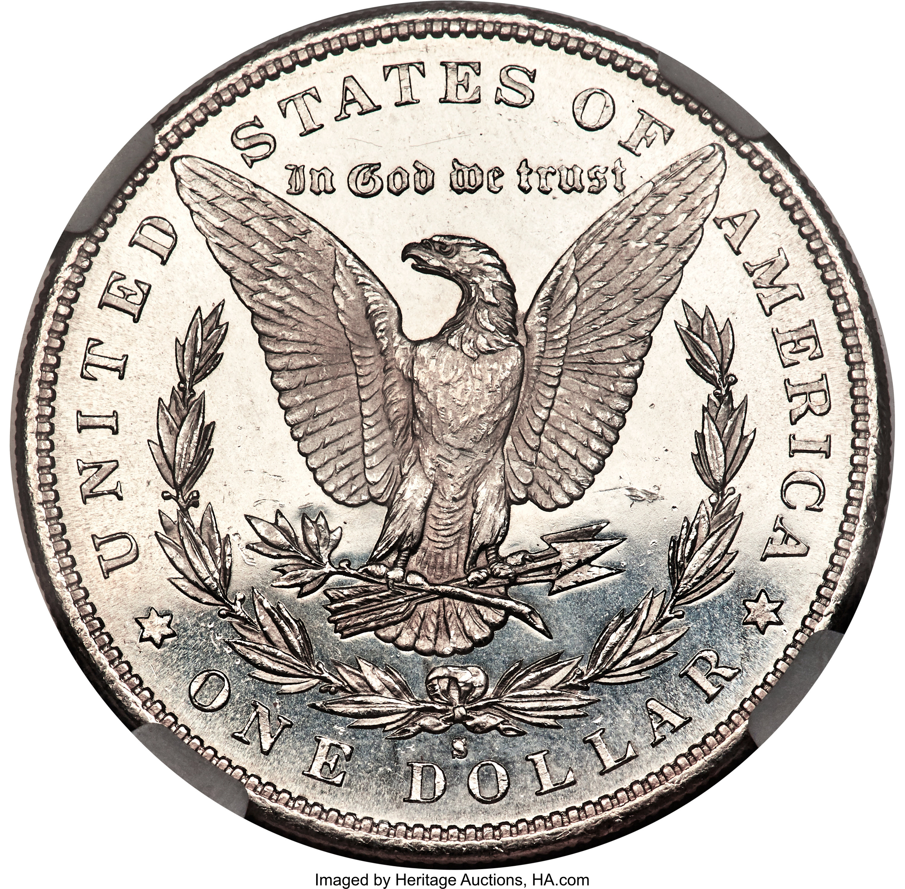 image for: 1887-S $1 MS65 Prooflike NGC....
