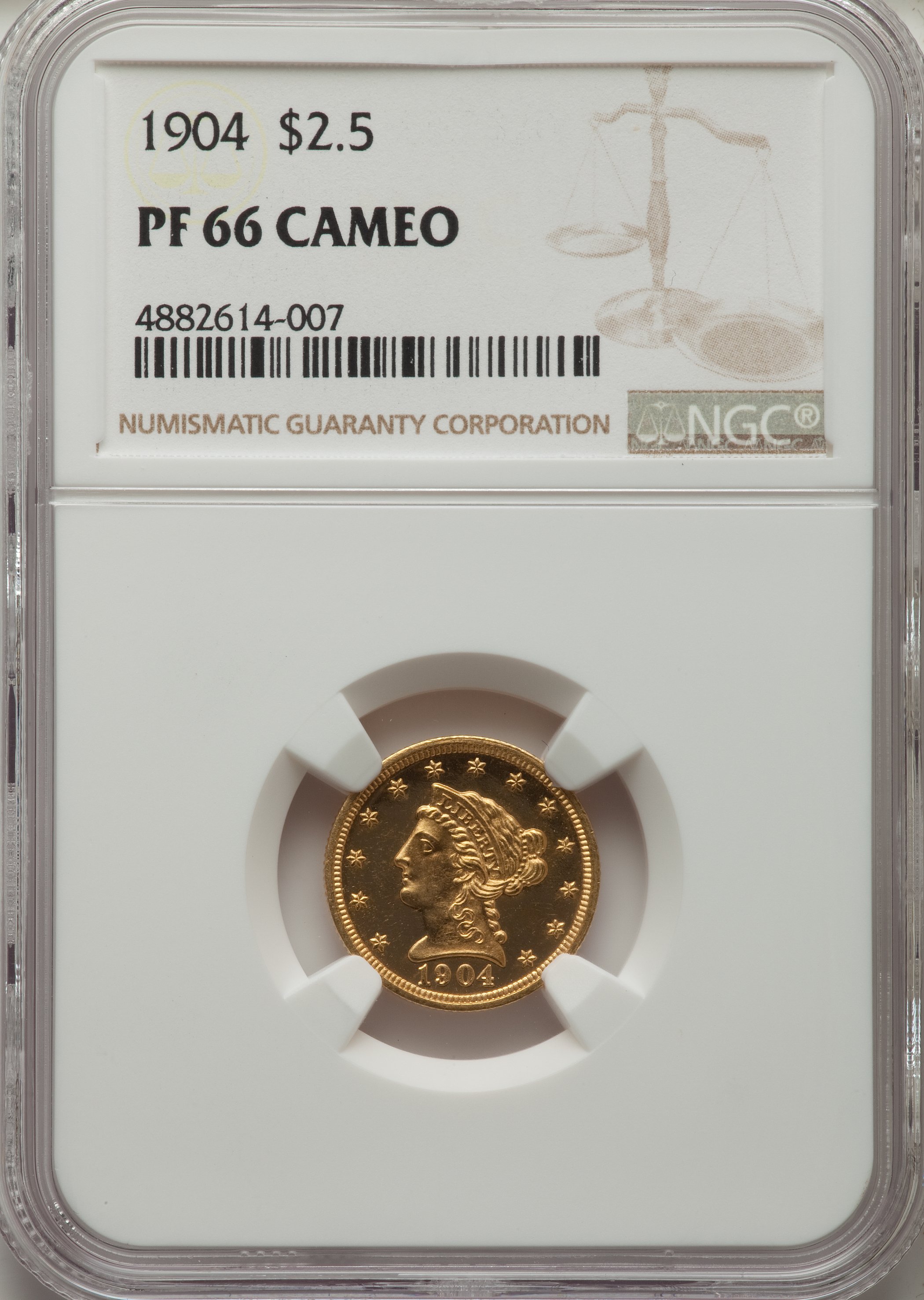 1904 $2 1/2 PR CAM